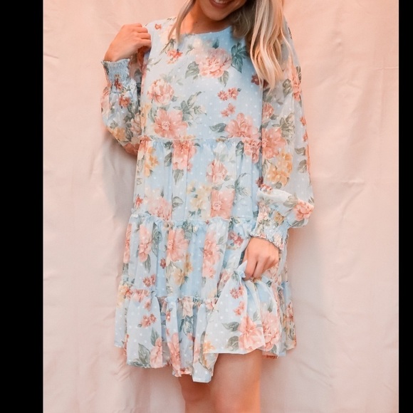 Floral swing dress - Picture 2 of 2